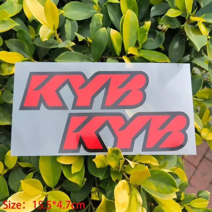 Autocollants de moto Suspensions de course, décalcomanies en vinyle de Suspension de fourche Kyb pou