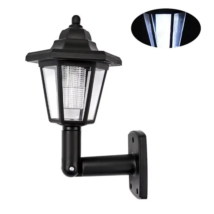Lampes de jardin extérieures lampadaire solaire éclairages applique murale LED pour l'éclairage exté