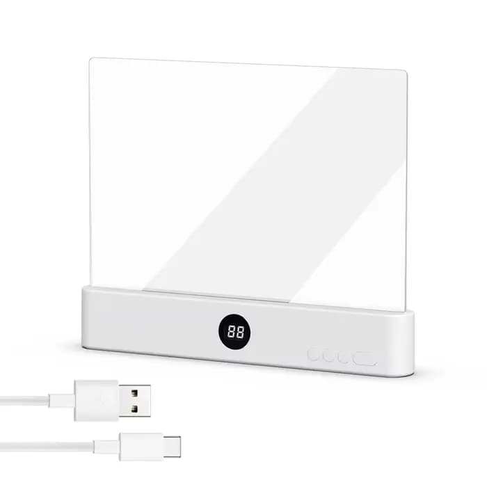 LED écran plat Vision nocturne lampe de lecture Protection des yeux lampe de lecture Usb charge étud