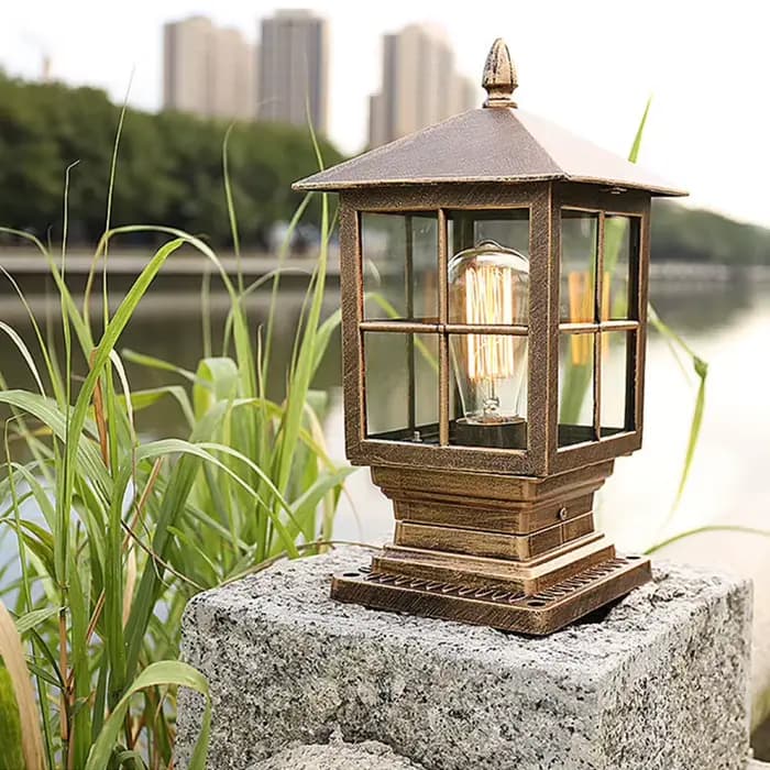 Lampes de poteau étanches pour villa, cour, portail, éclairage extérieur, lampes de jardin, éclairage paysager, lampes de poteau