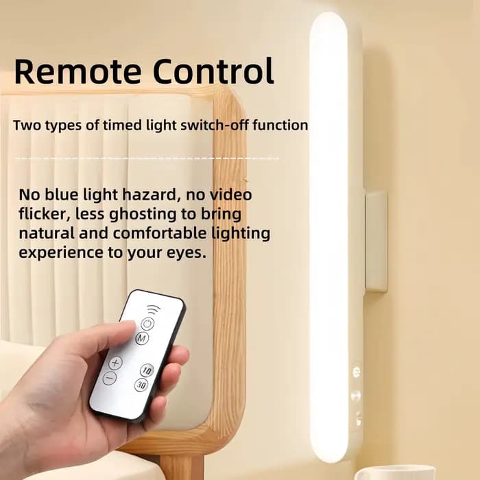 Lampe de Table LED suspendue magnétique, Rechargeable par USB, lampe de bureau, 3 couleurs, lampe de lecture, variable, pour armoire, garde-robe, veilleuse