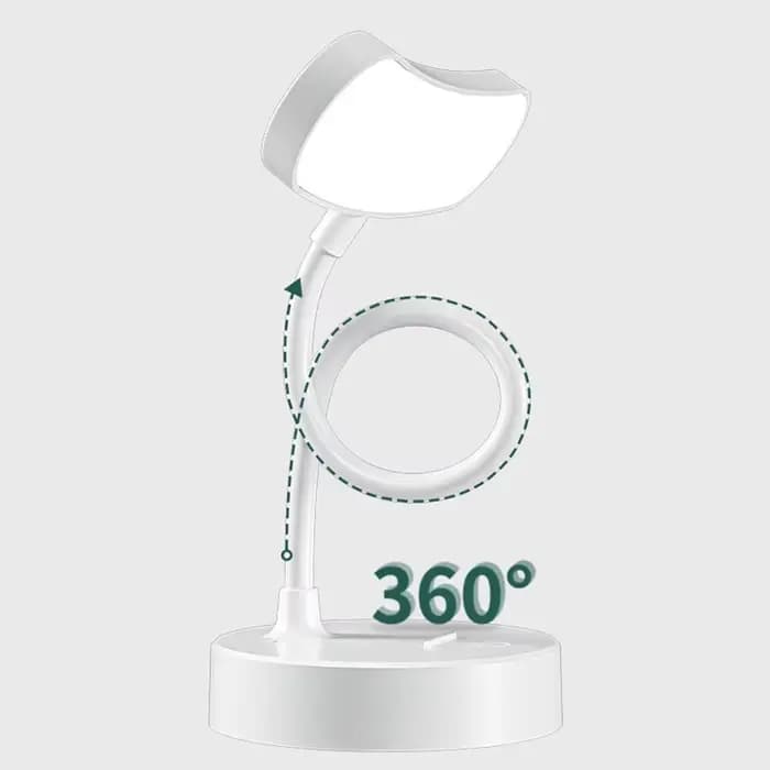 Lampe de lecture LED veilleuse Rechargeable 3 niveaux lumière de gradation pour la lecture étude chambre éclairage