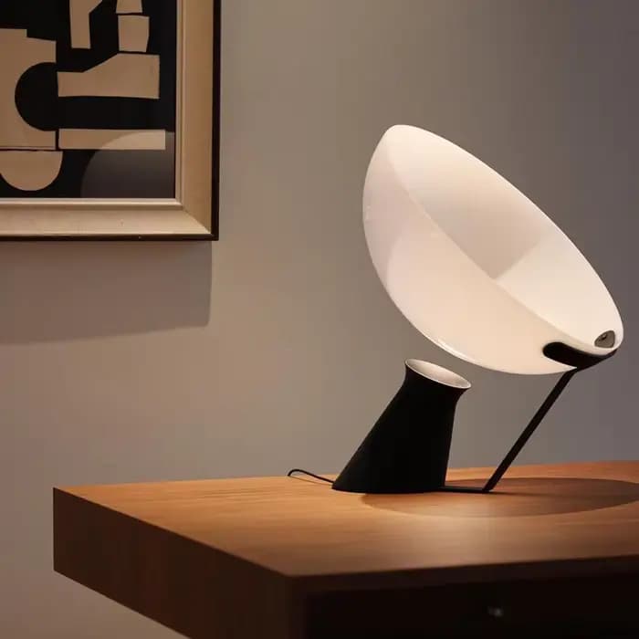 Lampe de table italienne Aida, design créatif, unique, éclairage de bureau, salon, cuisine, îlot, chambre à coucher, lampes de chevet