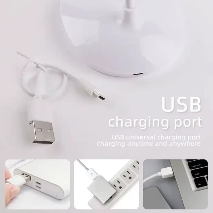 Lampe de bureau LED aste par USB, protection des yeux, veilleuse pour chambre à coucher, lampe de lecture pour étudiants, éclairage de chevet