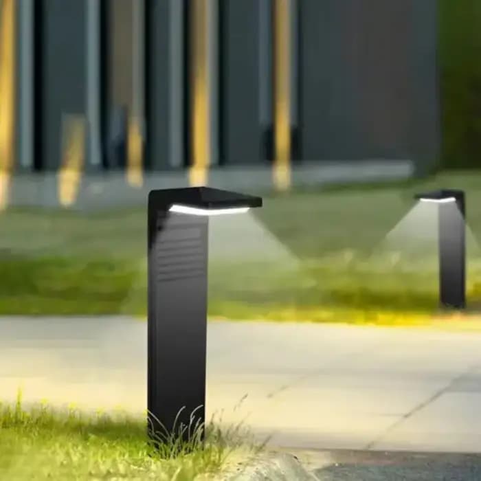 Lampes solaires modernes ménage jardin étanche IP65 extérieur borne solaire LED lampe de pelouse éclairage cour décoration lumières