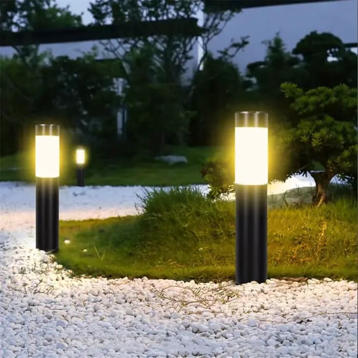 Paquet de 1/2/4 lumières solaires de voie de jardin éclairage extérieur LED prise de terre borne lumineuse pour Patio, jardins, chemins, pelouse, cour