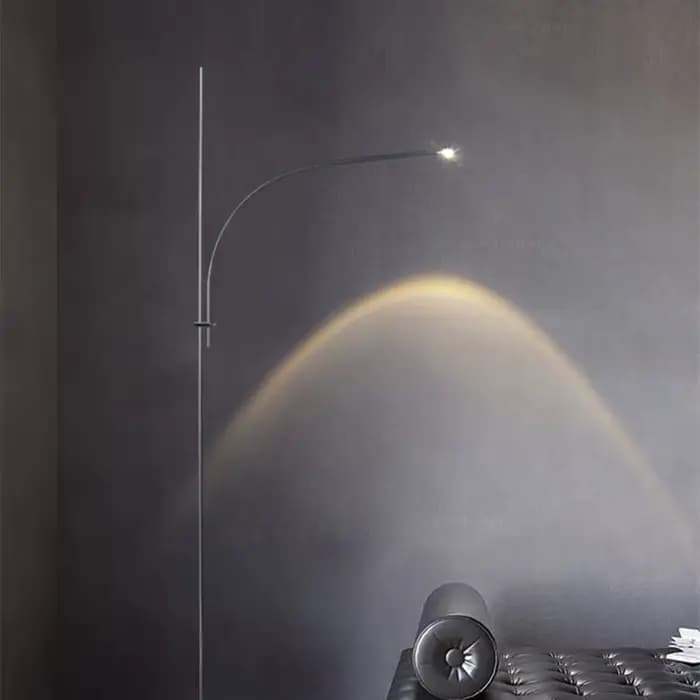 Lampe de sol nordique Post-moderne en arc, design créatif, luminaire décoratif d'intérieur, idéal pour une salle à manger, un salon ou des canapés