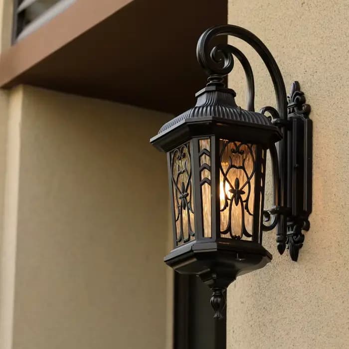 Appliques murales extérieures rétro Europe luxe Villa applique lampe étanche extérieur jardin éclairage cour couloir porche Luminaire