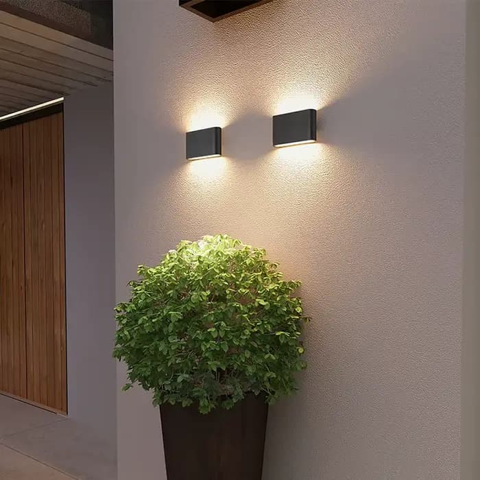 Applique murale nordique en aluminium IP65, étanche, éclairage d'intérieur, pour couloir, maison, escaliers, chambre à coucher, lampes de chevet