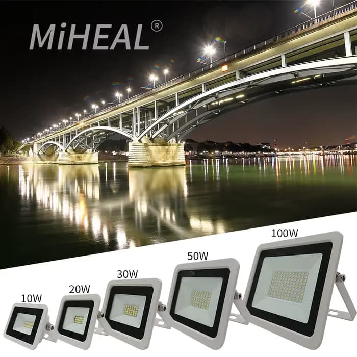 220V LED éclairage industriel 10W 20W 30W 50W 100W usine atelier Garage IP68 lampe de travail étanche LED lampe minière