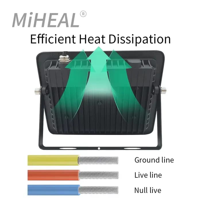 Éclairage industriel à LED, lampe de travail IP68, lampe minière, budgétaire, usine, atelier, garage, 110V, 220V, 10W, 20W, 30W, 50W, 100W