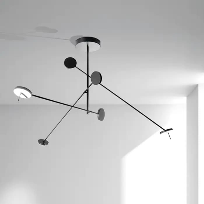 Lustre à bras long rotatif à LED réglable, lampe de face créative, chambre à coucher, salle à manger, salon, designer minimaliste