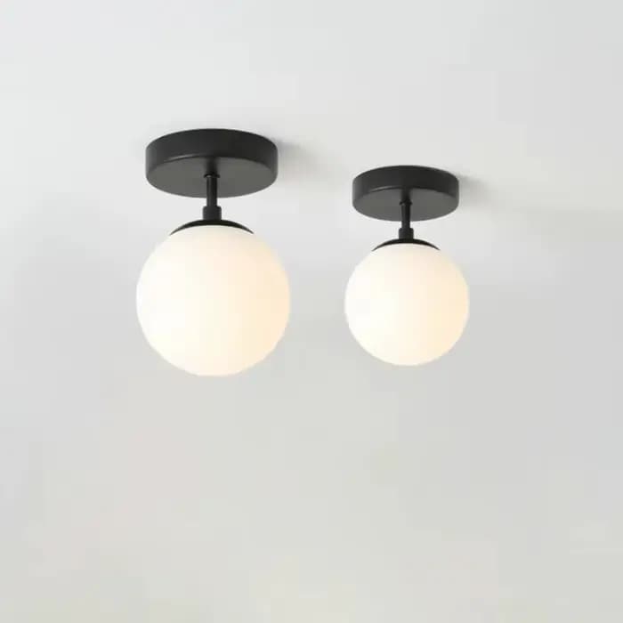 Plafonnier d'allée de style créatif nordique, luminaire décoratif simple, hall d'entrée moderne, balcon d'entrée