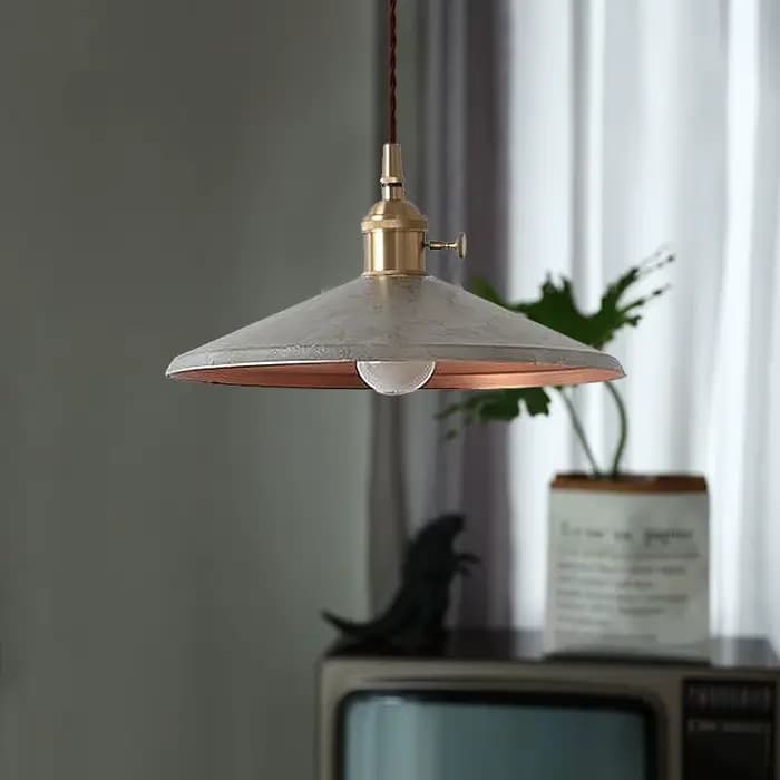 Plafonnier Suspendu en Laiton de Style Industriel, Luminaire Décoratif d'Nik, Rétro Américain, Nordique, Idéal pour un Restaurant, un Café ou un Bar