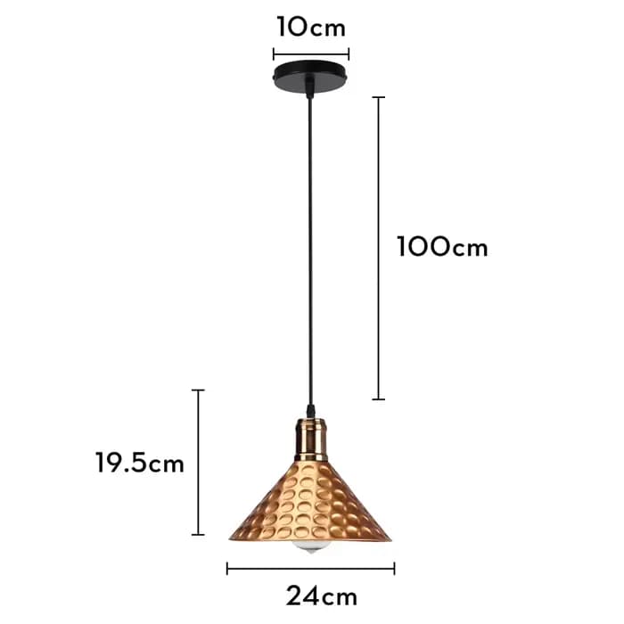 Lampe Suspendue Industrielle Rétro et Créative, Luminaire Décoratif d'Nik, Idéal pour une Salle à Manger, un Salon de Thé, une Chambre à Coucher ou une Cuisine