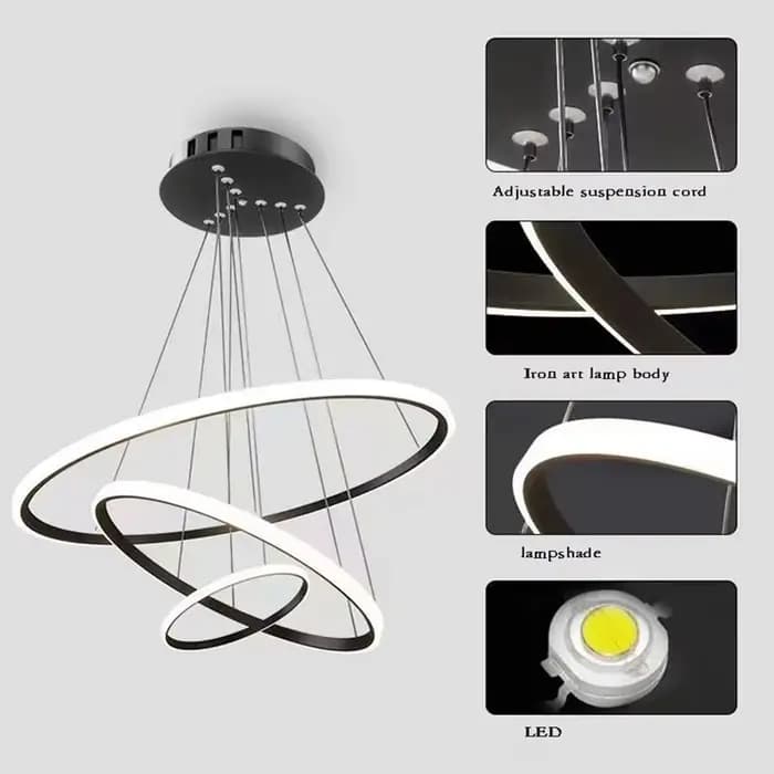 Lampe de salle à manger personnalité lustre Restaurant suspension lampe nordique moderne Simple salle à manger hôtel Art barre lampe AC220V