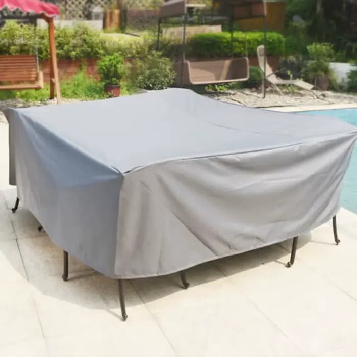 Housse imperméable pour meubles de jardin, terrasse extérieure, housse de chaise de pluie et de neige, housse anti-poussière pour canapé, Table et chaise avec sac