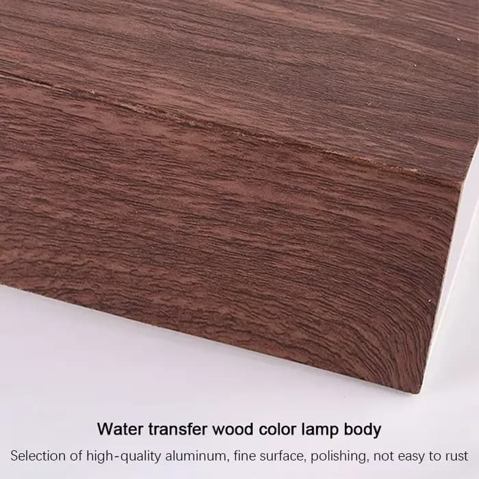 Applique murale LED en bois créative, lumière émettant de la lumière vers le haut et vers le bas, fond artistique, entrées, escaliers, balcons, escales, luminaires