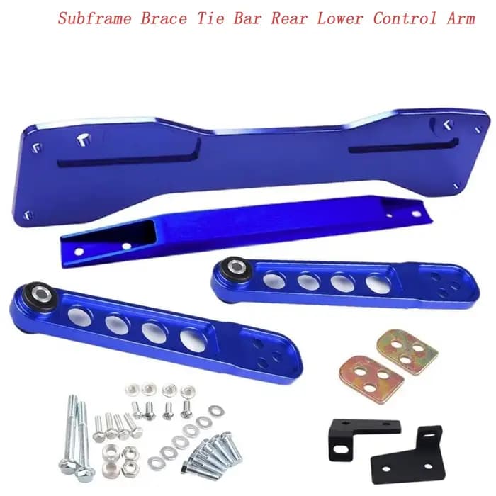 Kit de mise à niveau de Suspension, support SUBFRAME arrière + barre TIE + jeu de bras de commande inférieur pour Honda Civic Si 01-05 ES EM EP3