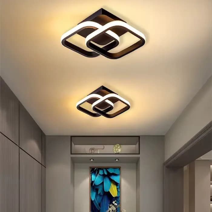 Plafond moderne à LEDs lumière créative Dimmable plafonnier éclairage intérieur chambre couloir balcon allée bureau décor à la maison lumière