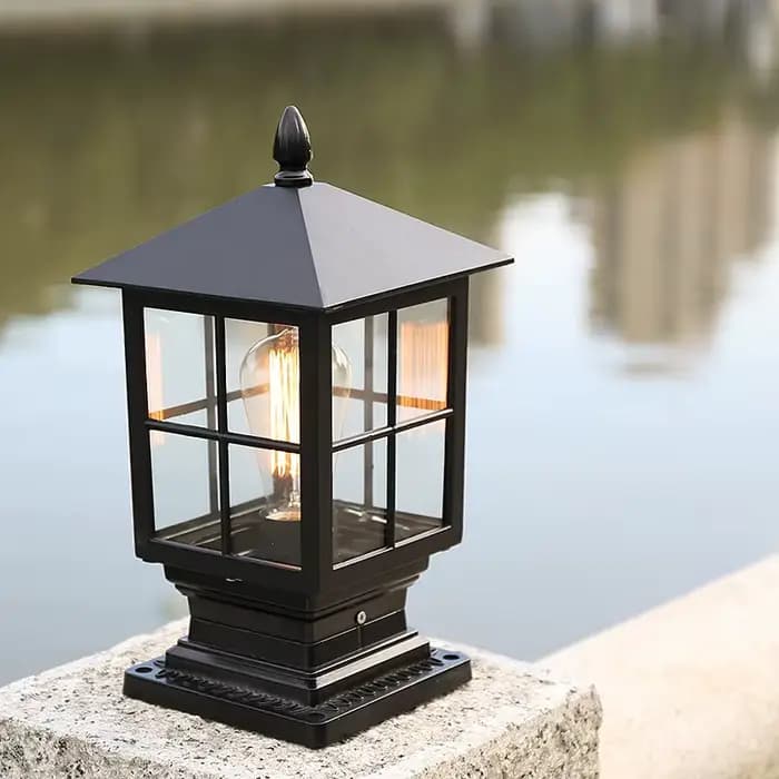 Lampes de poteau étanches pour villa, cour, portail, éclairage extérieur, lampes de jardin, éclairage paysager, lampes de poteau
