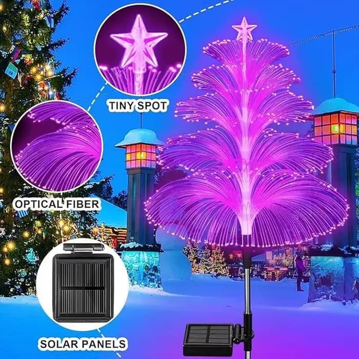 Lampe solaire d'extérieur en forme de méduse, couleur changeante, luminaire décoratif de paysage, idéal pour un jardin ou une prise de terre