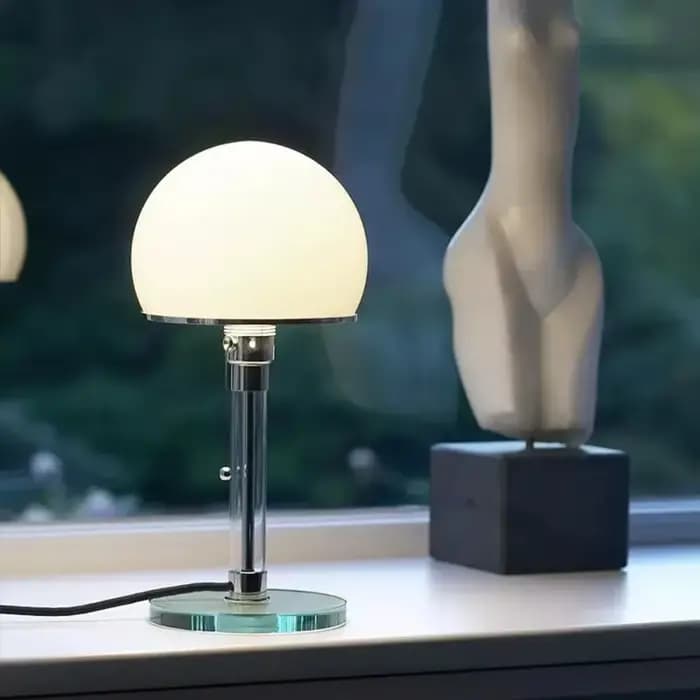Lampe de table à LED en verre simple pour chambre à coucher nordique, lampe de chevet, lumières uniques, designer facilement Kevin, salon
