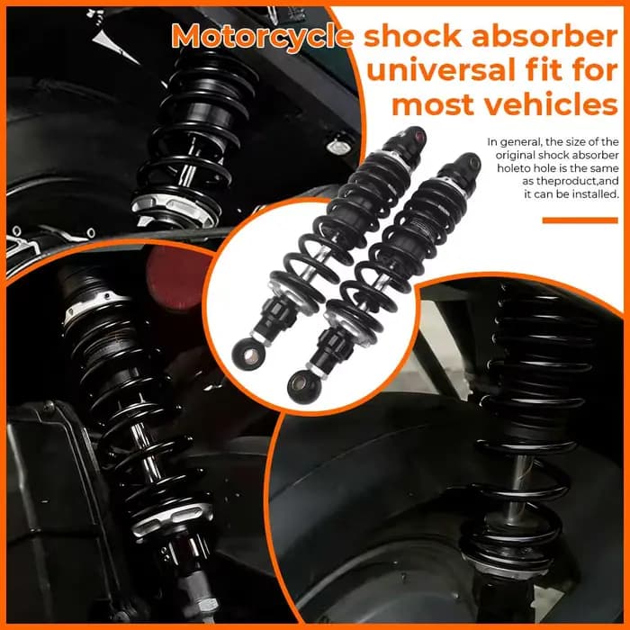 Amortisseur de Suspension arrière universel pour moto, 330mm, noir, pour Honda, Yamaha, Kawasaki, Suzuki, Ducati, accessoires