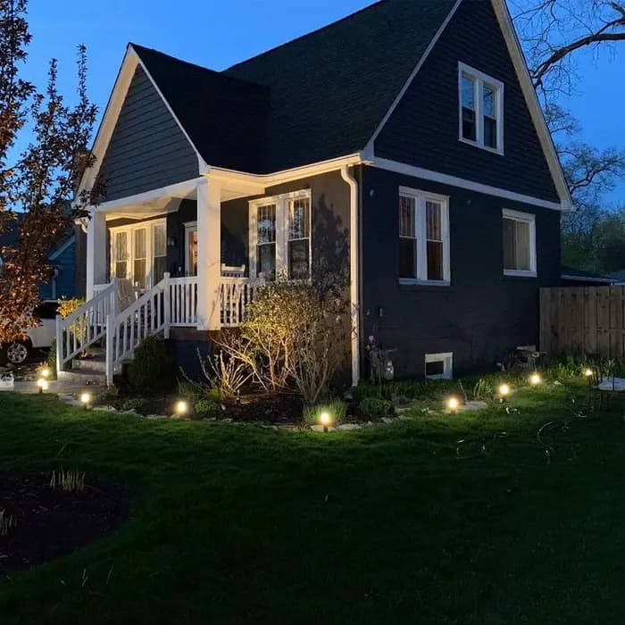 Lampes de jardin à LED de luxe pour l'extérieur, éclairage de pelouse de paysage de jardin, DC12V 5W IP65, lampes de tache extér