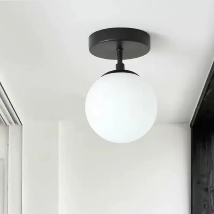 Plafonnier d'allée de style créatif nordique, luminaire décoratif simple, hall d'entrée moderne, balcon d'entrée