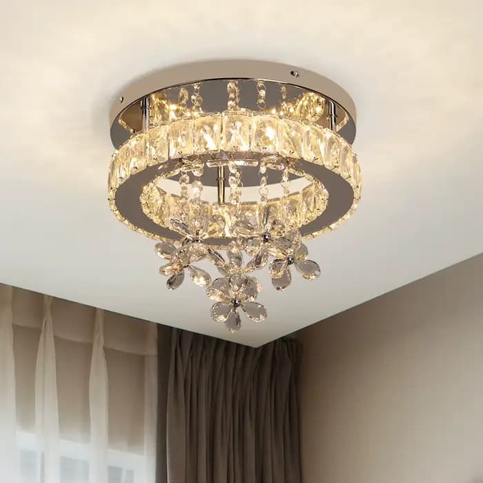 Plafonnier LED en Clip de Luxe, Luminaire Décoratif d'Nik, Idéal pour un Salon, une Salle à Manger, un Couloir ou des Escaliers