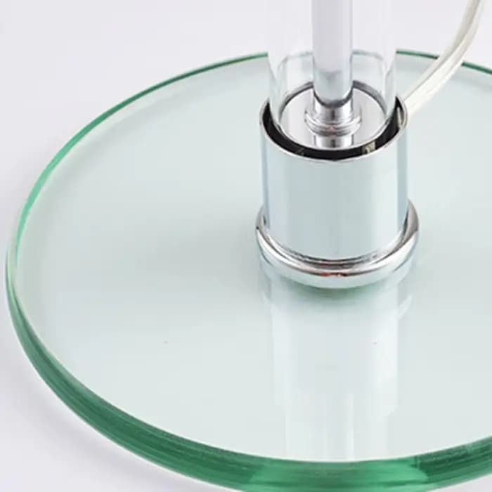 Lampe Bauhaus blanche, lampe de table, design danois, style nordique, lampe de chevet simple en verre pour chambre à coucher, salon