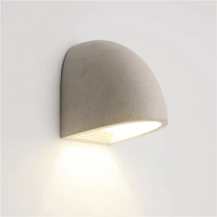 Lampes étanches, style moderne et épuré, pour mur de fond, terrazzo, terrasse extérieure, villa, cour, clôture, mur en ciment