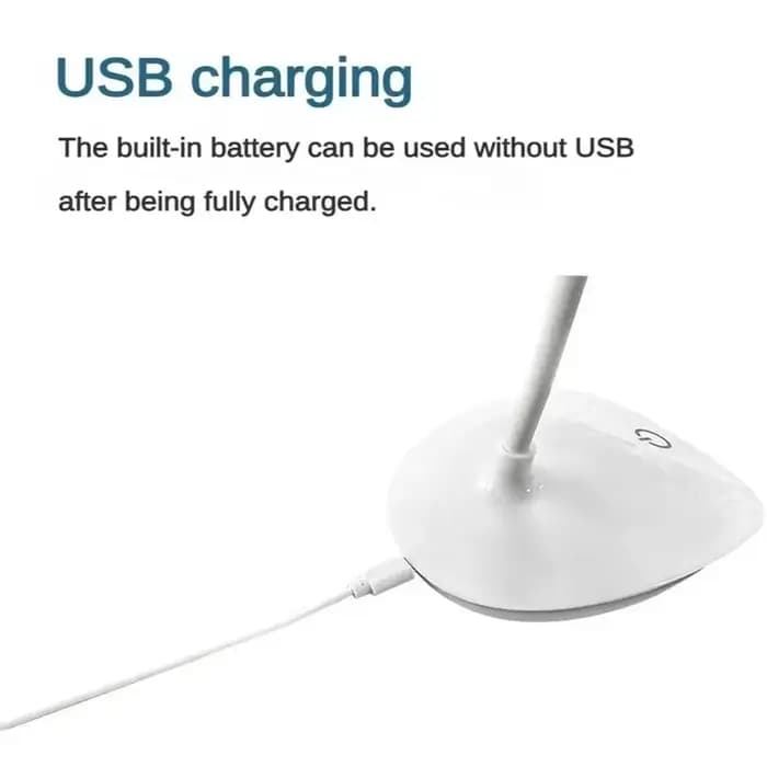 Lampe de bureau de lecture LED lampe de bureau Portable USB lampe de Table de charge tactile gradation apprendre la Protection des yeux lumière salle éclairage de bureau