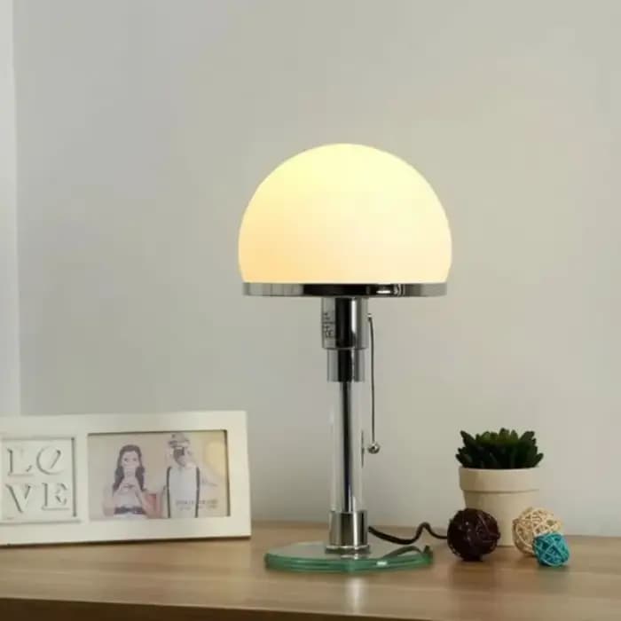 Lampe de table à LED en verre simple pour chambre à coucher nordique, lampe de chevet, lumières uniques, designer facilement Kevin, salon