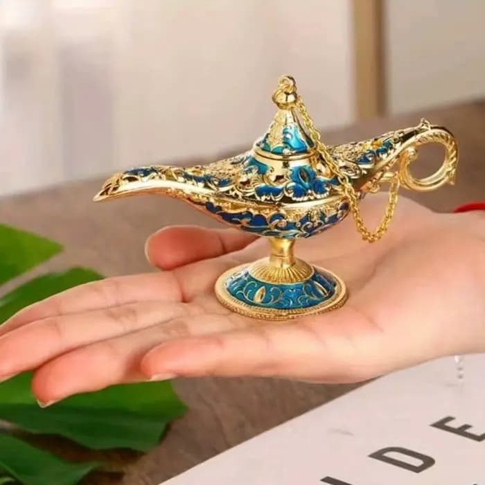 Aladdin lampe bureau artisanat ornement salon salle d'étude chambre décoration cadeau de vacances