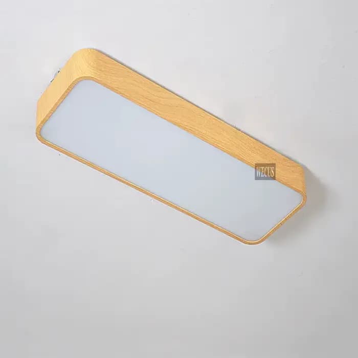 Plafonnier LED moderne, luminaire rectangulaire à montage en surface pour hall, chambre, salon, bureau
