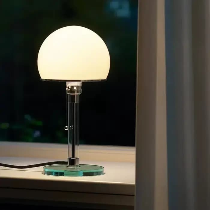 Lampe de table à LED en verre simple pour chambre à coucher nordique, lampe de chevet, lumières uniques, designer facilement Kevin, salon
