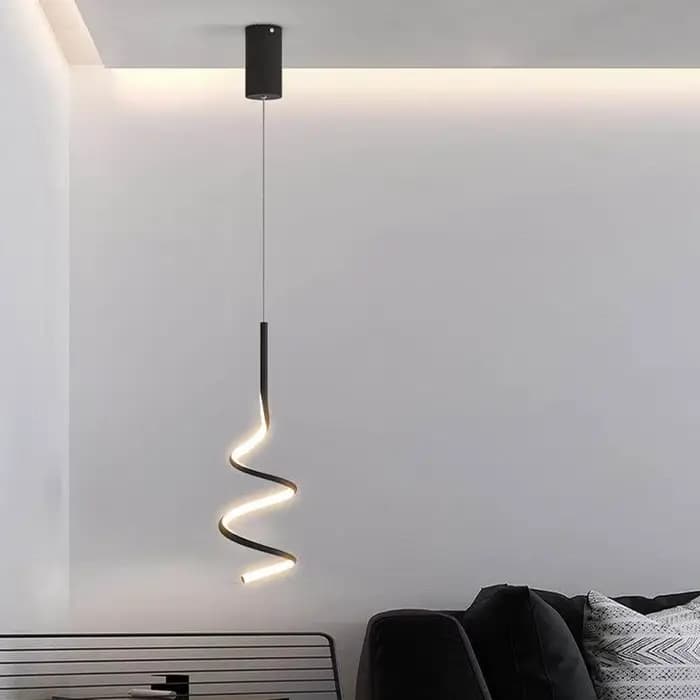Lampe suspendue LED nordique, éclairage d'intérieur, luminaire décoratif d'intérieur, idéal pour une chambre à coucher, une table à manger, un salon ou des escaliers