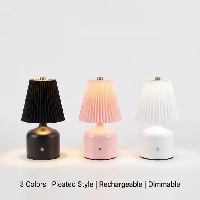 Lampe de table moderne, lampe vintage pour chambre à coucher, lampe de bureau pour salle à manger, lampe rechargeable avec abat-jour, lumière décorative pour la maison