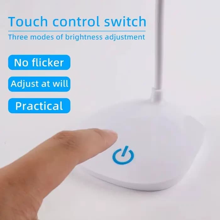 Lampe de bureau LED aste par USB, protection des yeux, veilleuse pour chambre à coucher, lampe de lecture pour étudiants, éclairage de chevet