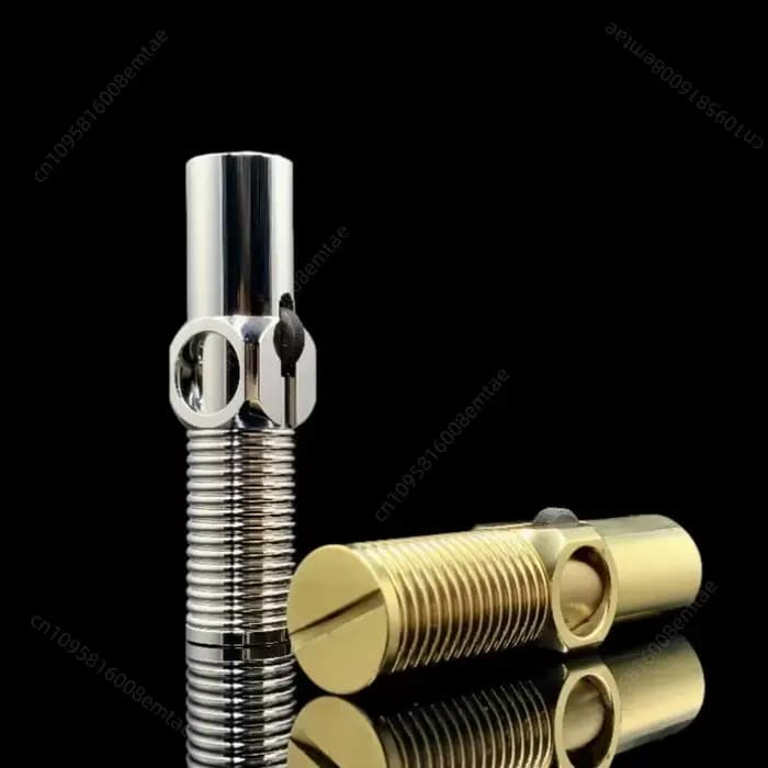 Nouveau briquet à essence géant en laiton 2026, briquet à glissière latérale, accessoires pour cigarettes, cadeau pour homme