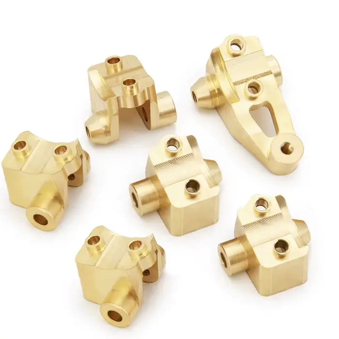 YEAHRUN – support de maillons de Suspension pour essieu en laiton, pour voiture sur chenilles 1/10 RC TRX4 TRX6, pièces de mise à niveau