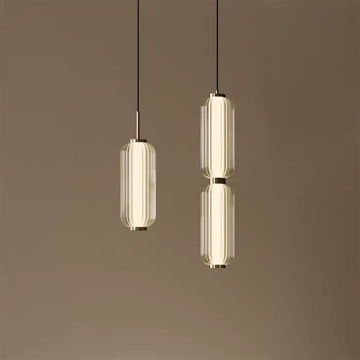 Lustre en verre postmoderne, style rétro américain, luxe, pour salon, salle à manger, escalier, décoration intérieure, éclairage