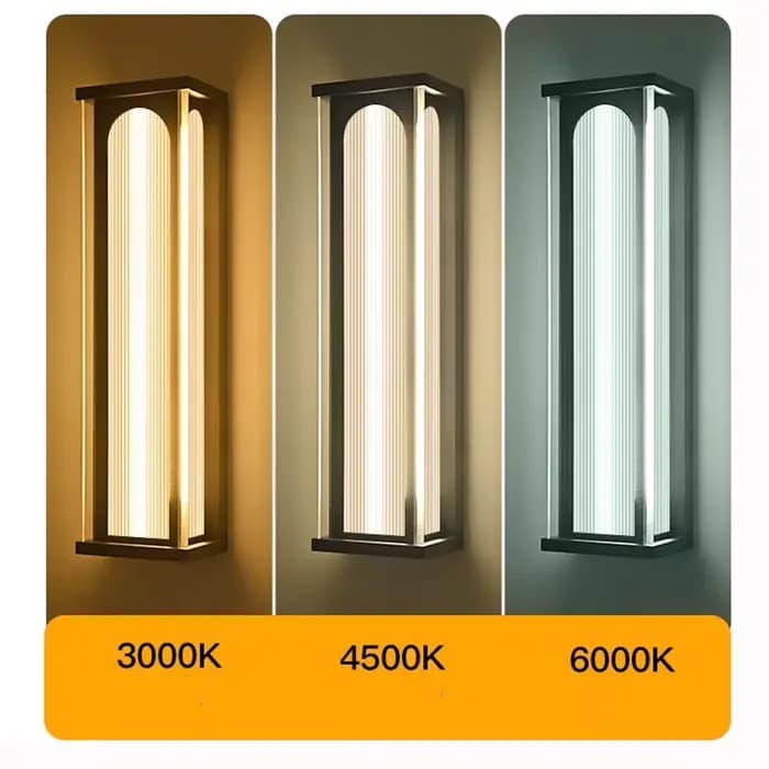 Nouveau Ultra lumineux applique extérieure lumière de luxe et Simple Villa porte lumières latérales extérieur étanche mur cour colonne lumière
