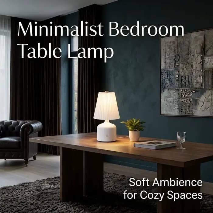 Lampe de table moderne, lampe vintage pour chambre à coucher, lampe de bureau pour salle à manger, lampe rechargeable avec abat-jour, lumière décorative pour la maison