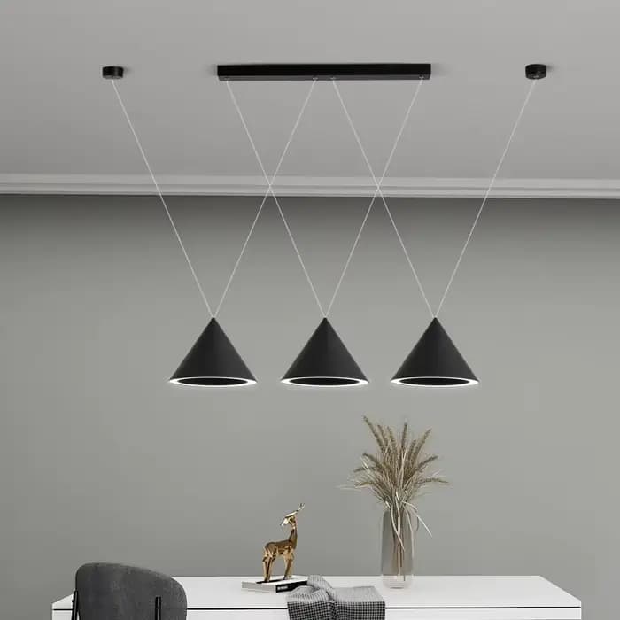 Lampe à pendentif LED moderne minimaliste îlot de cuisine suspension pour salon salon Bar boutique décor Table à manger suspension