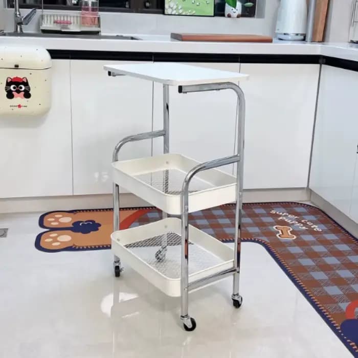 Îlots de cuisine et chariots de rangement mobiles multifonctionnels pour la maison, étagère de rangement multi-niveaux, meuble de rangement