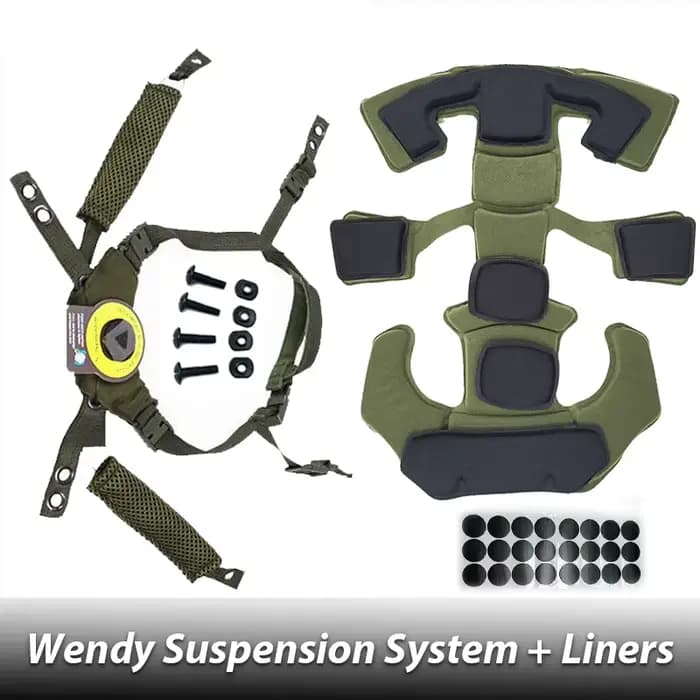 Wendy – système de Suspension, lanière de casque avec coussin en mousse, accessoires de casque Airsoft de chasse en plein air FAST MICH