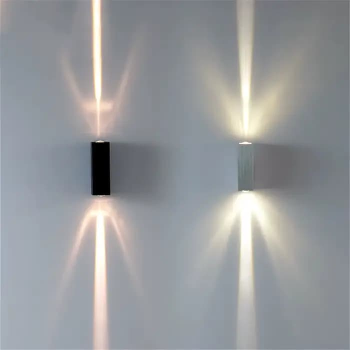 Applique murale extérieure étanche LED COB étanche IP65 applique en aluminium éclairage porche lampe de jardin AC85-265V applique murale extérieure